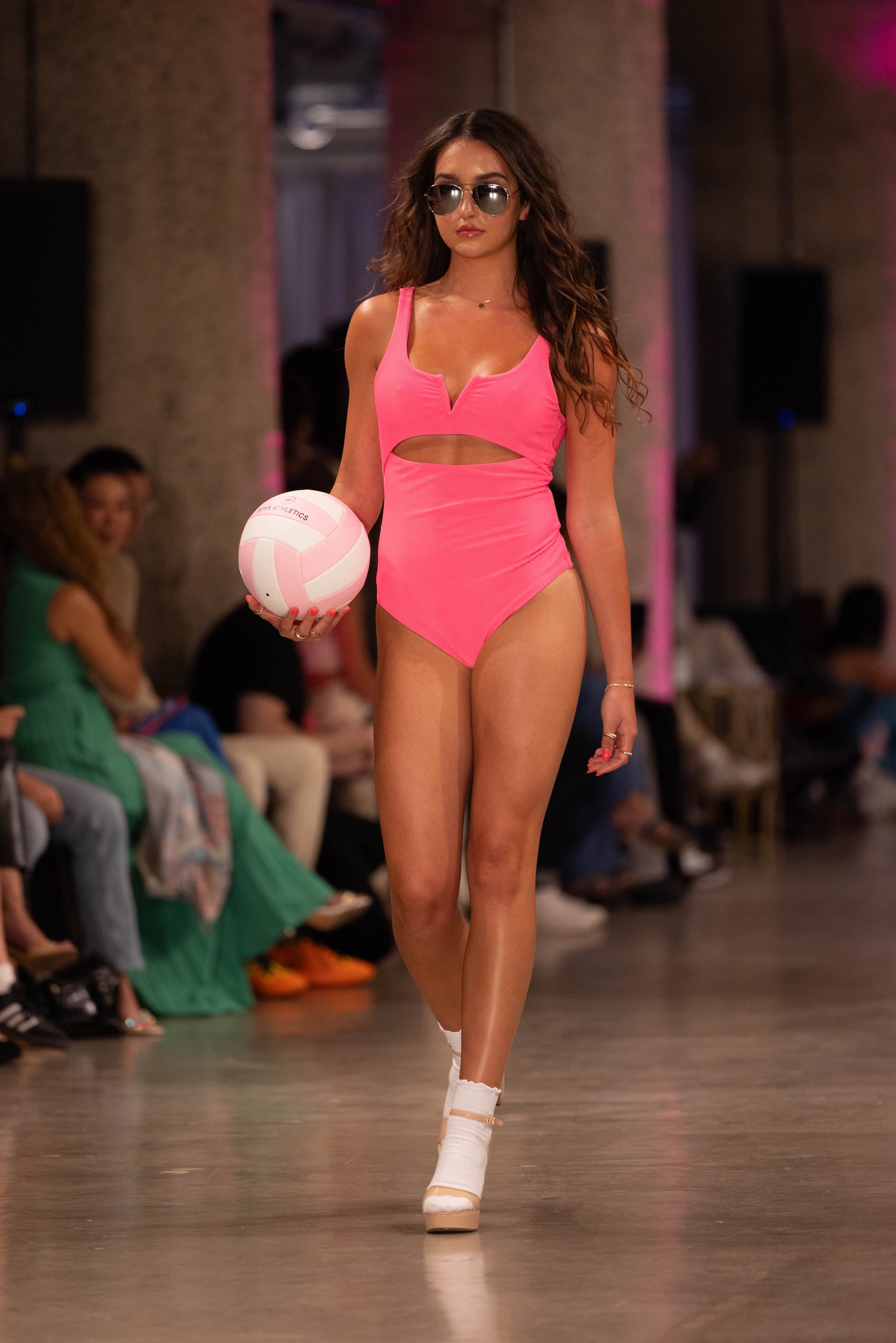 V-Scoop, Cut Out One-piece Bathing Suit