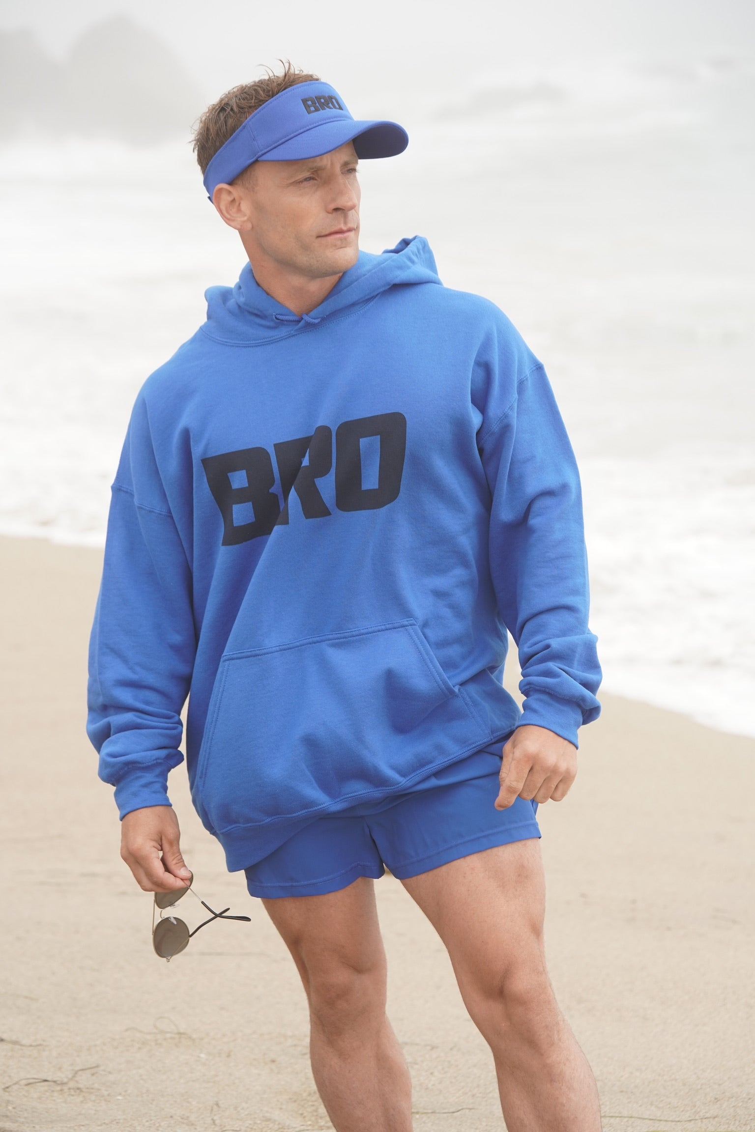 Oversized “Bro” Hoodie Sweatshirt