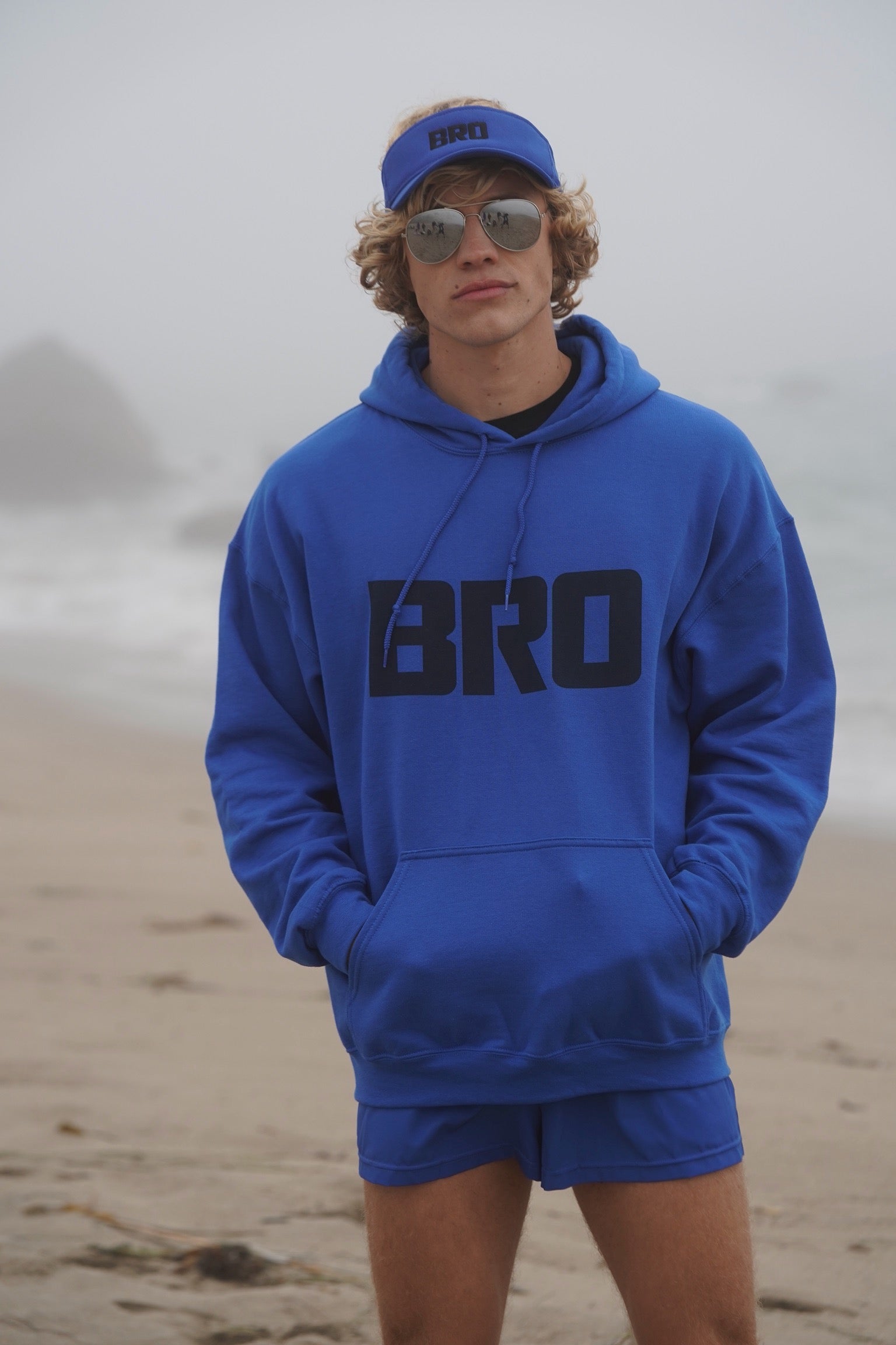 Oversized “Bro” Hoodie Sweatshirt