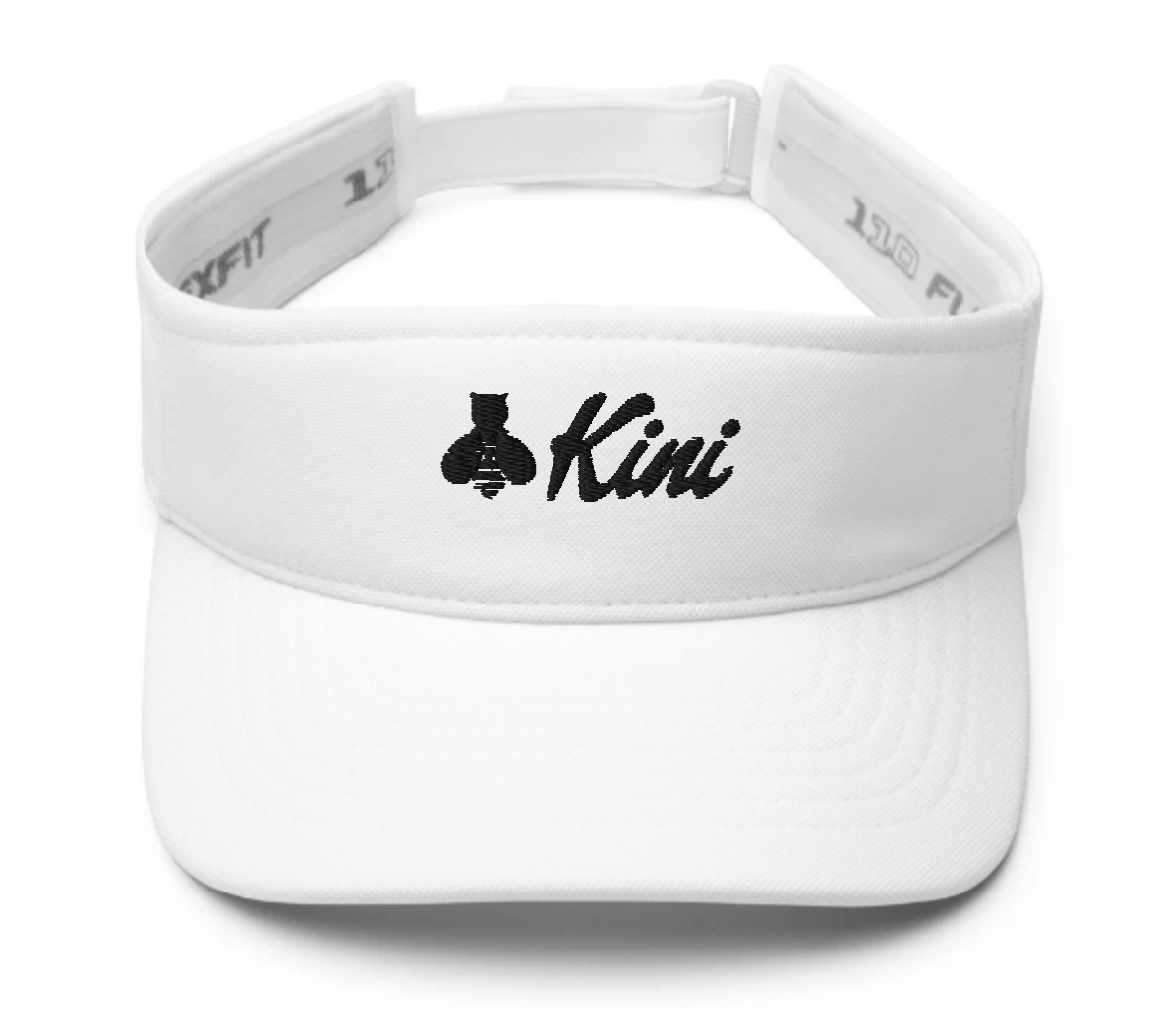 All-Activity Bee-Kini Sun Visor - Colorful Visor with black cursive