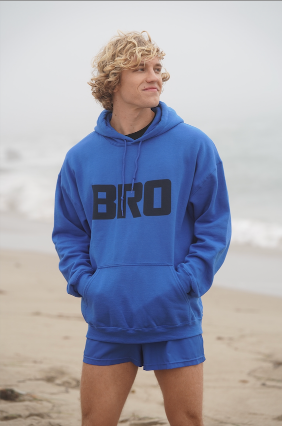 Oversized “Bro” Hoodie Sweatshirt