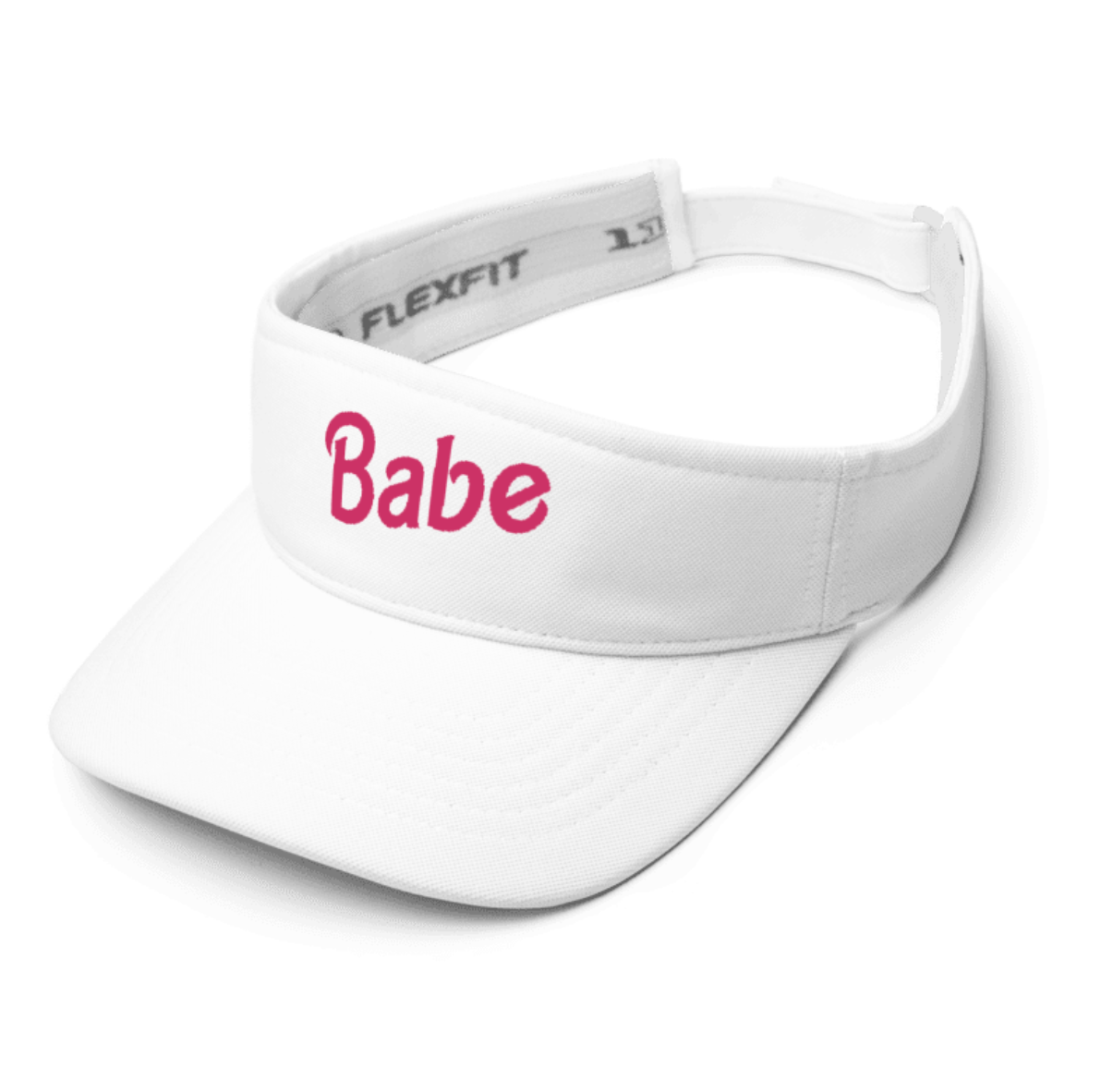 All-Activity Babe Sun Visor - White with colorful print