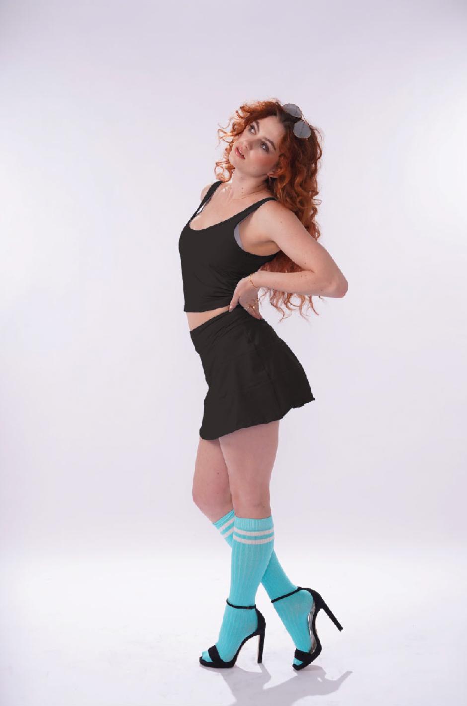 A-Line All-Star Sports Skirt with Yoga Short Liner