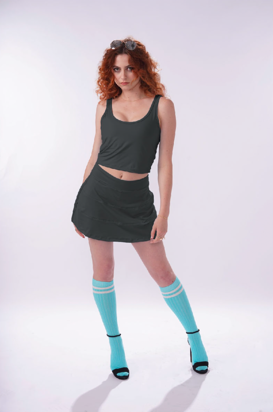 A-Line All-Star Sports Skirt with Yoga Short Liner