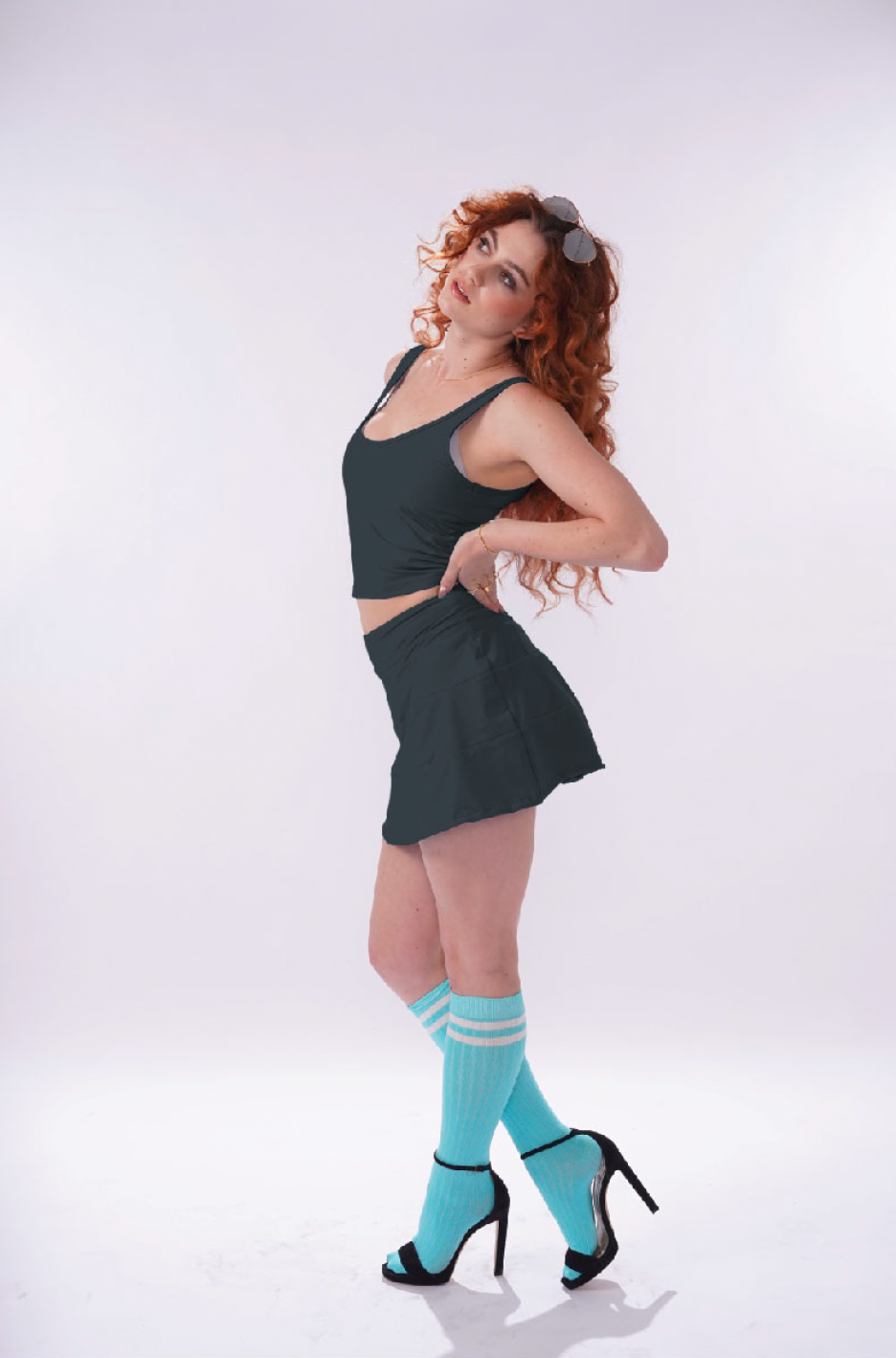 A-Line All-Star Sports Skirt with Yoga Short Liner