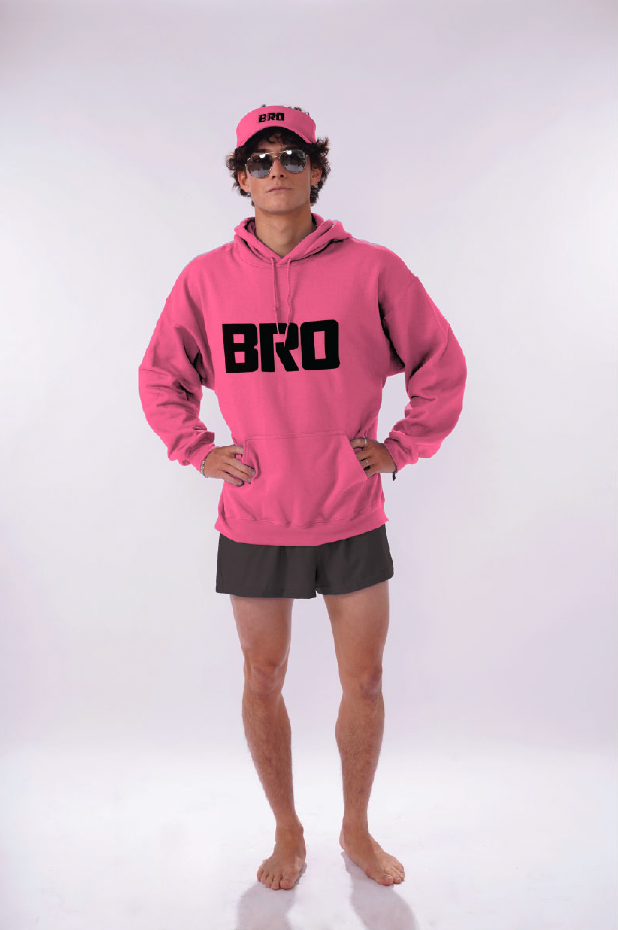 Oversized “Bro” Hoodie Sweatshirt