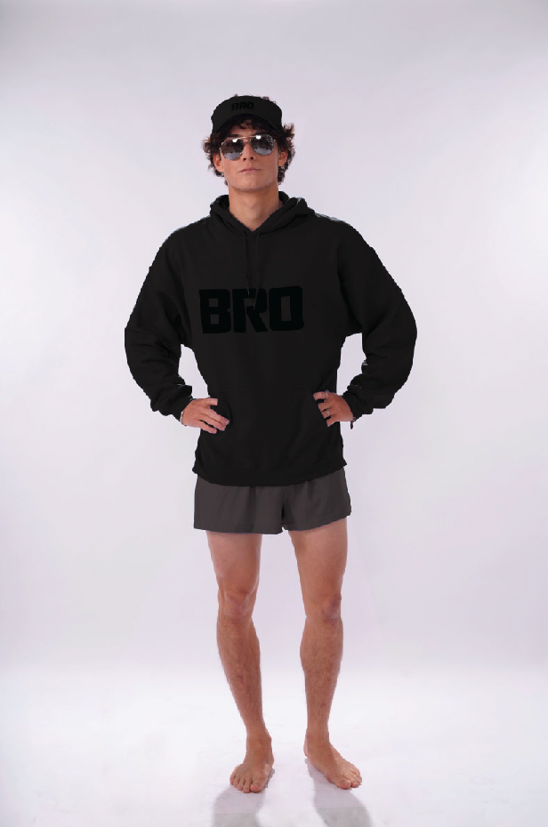 Oversized “Bro” Hoodie Sweatshirt