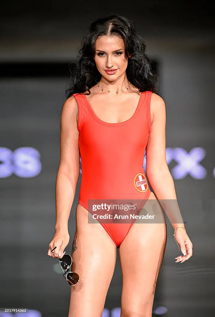 Lifeguard's One-Piece Bathing Suit