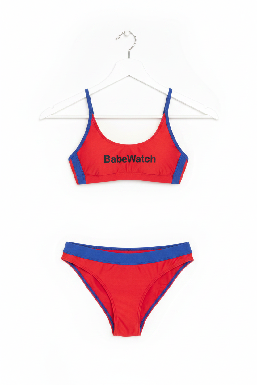 Babe Watch Two-Piece Bathing Suit